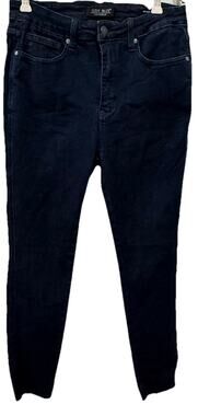 Judy Blue Women’s Skinny Fit Stretch Jeans Size 11/30 Dark Wash Raw Hem